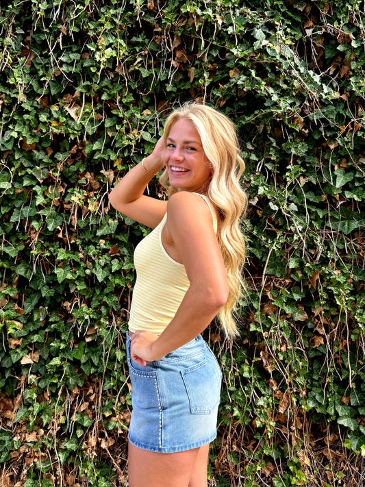 Banana Striped Tank
