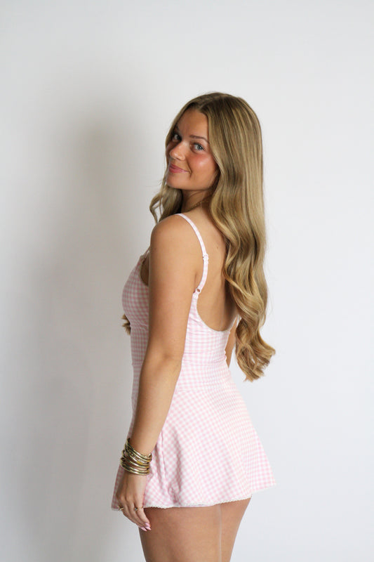 Gingham Mini Dress