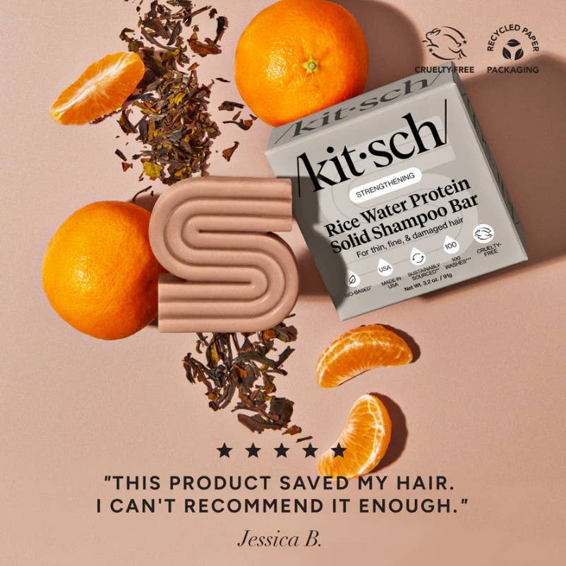 Rice Water Shampoo & Conditioner Bar Combo For Hair Growth