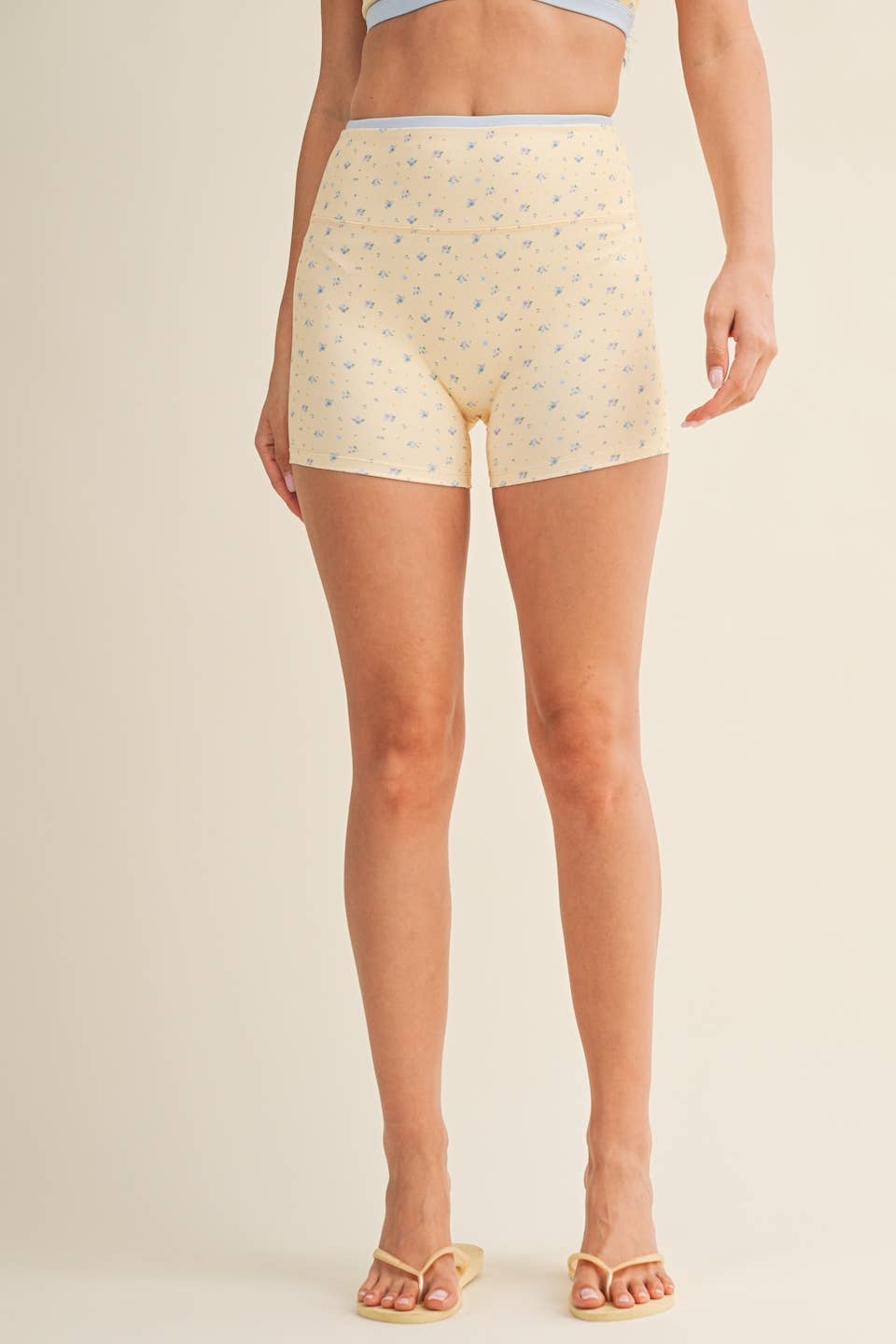 Ditsy Print Biker Shorts
