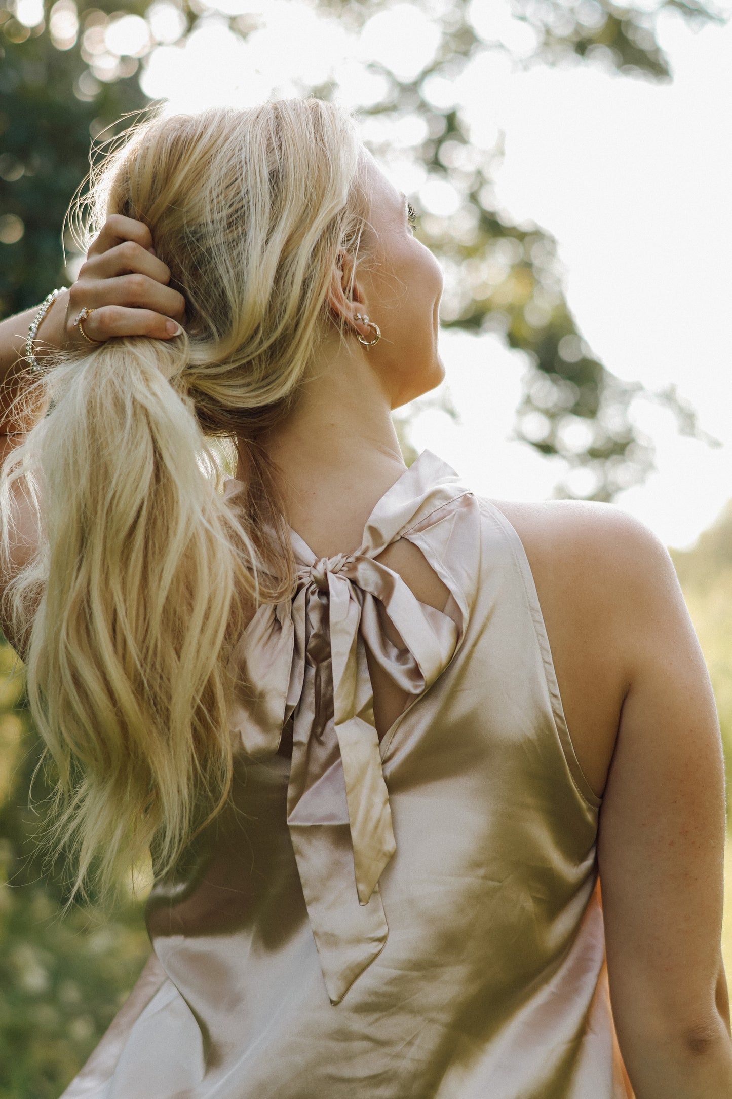 Champagne Halter Top