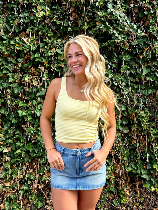 Banana Striped Tank