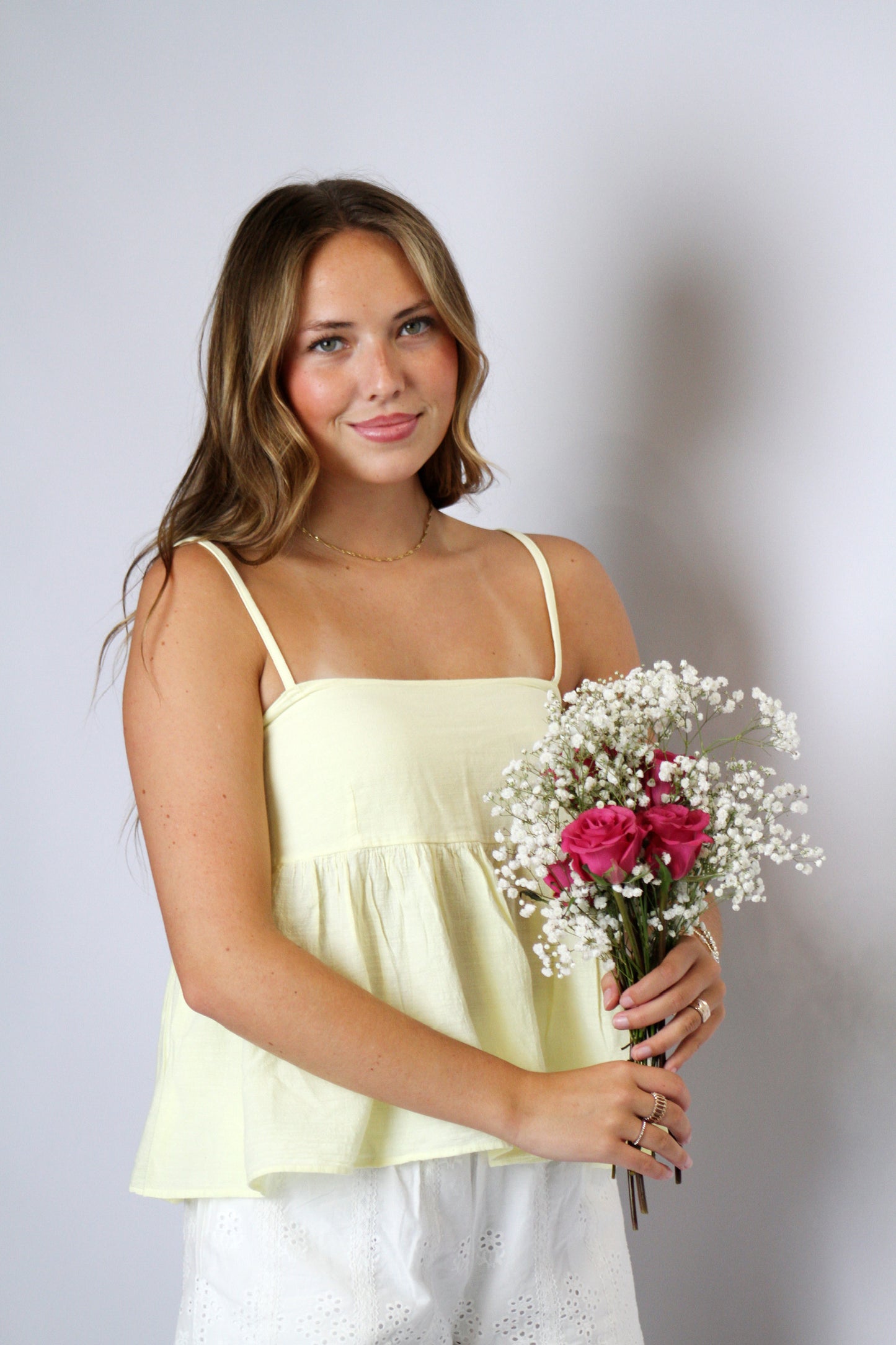 Lemon Drop Babydoll Top