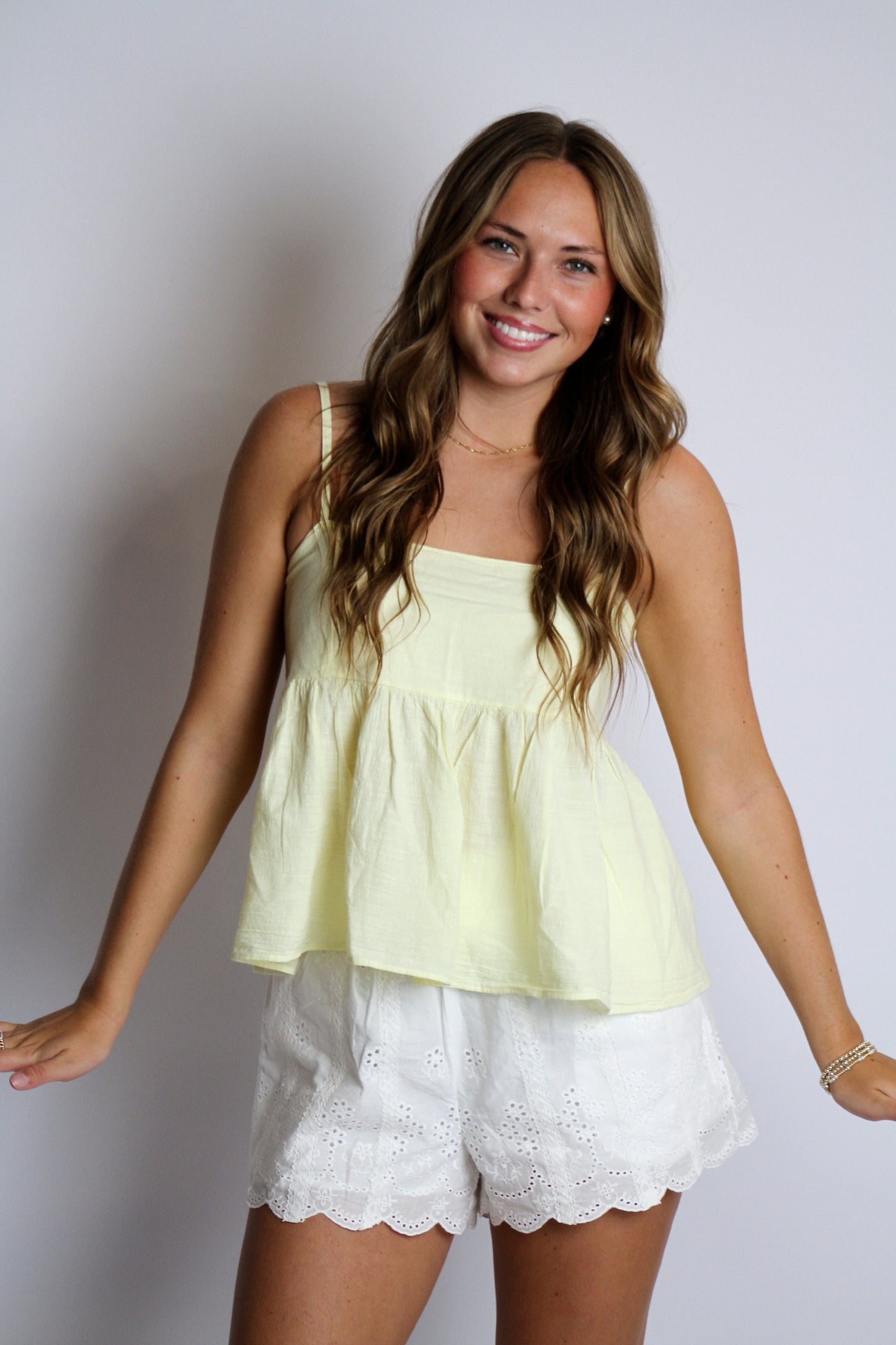 Lemon Drop Babydoll Top