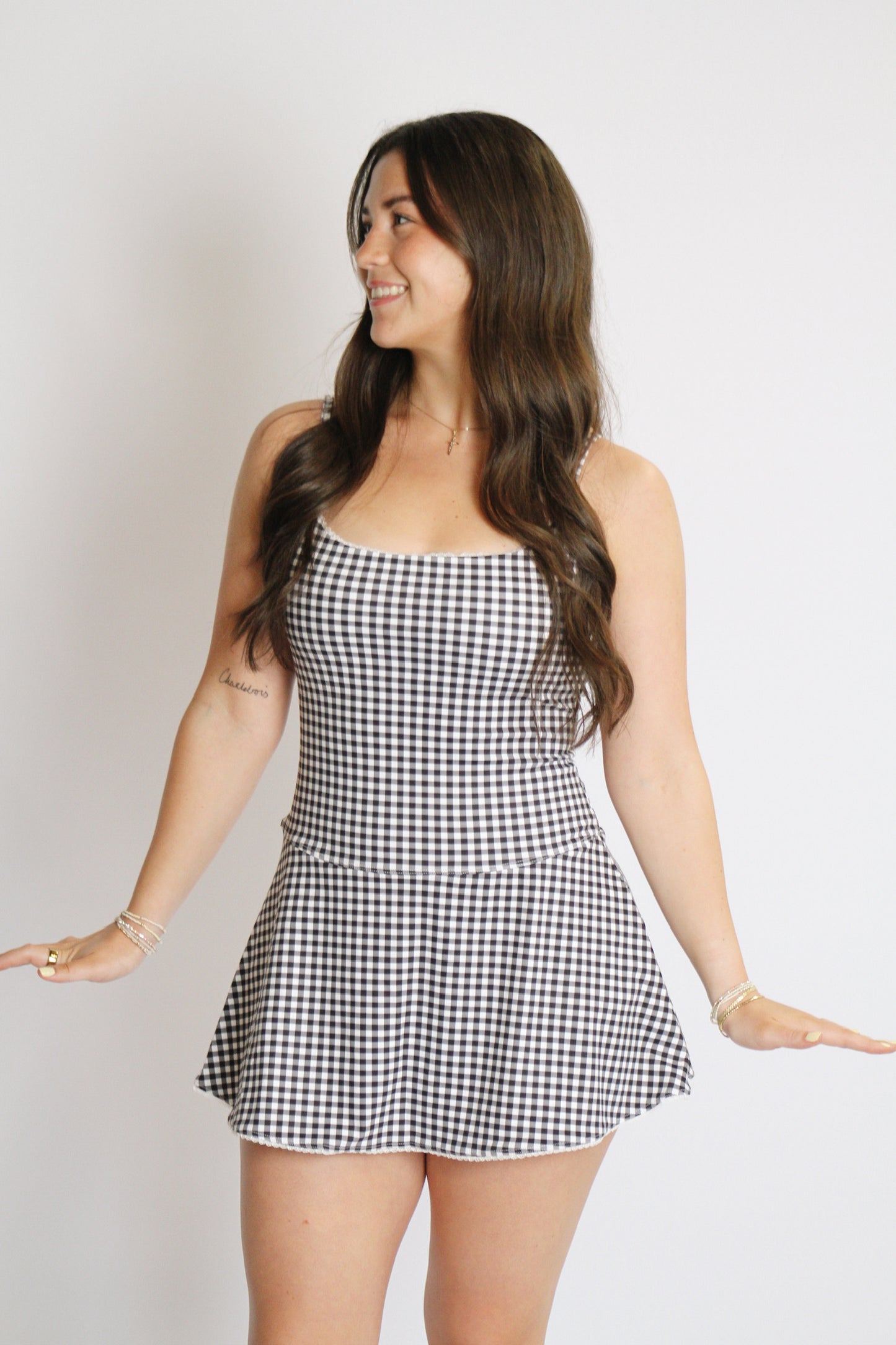 Gingham Mini Dress