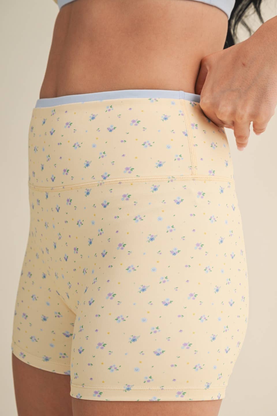 Ditsy Print Biker Shorts